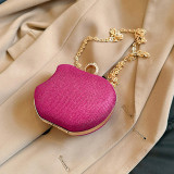 Daily Simplicity Solid Asymmetrical Rhinestone Bags