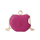 Daily Simplicity Solid Asymmetrical Rhinestone Bags