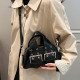 Casual Vintage Solid Rivets Metal Accessories Decoration Bags