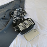 Casual Street Solid Rivets Zipper Bags