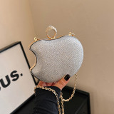 Daily Simplicity Solid Asymmetrical Rhinestone Bags
