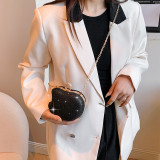 Daily Simplicity Solid Asymmetrical Rhinestone Bags