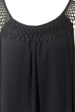Casual Simplicity Solid Tassel U Neck Sleeveless Dresses
