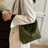 Vintage Simplicity Solid Zipper Bags