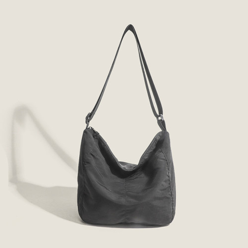 Casual Simplicity Solid Fold Zipper Bags