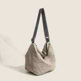 Casual Simplicity Solid Fold Zipper Bags
