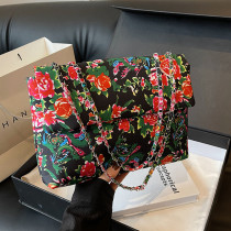 Bohemian Vintage Floral Contrast Bags