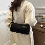 Casual Simplicity Solid Zipper Bags