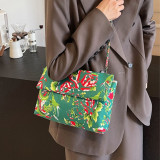 Bohemian Vintage Floral Contrast Bags