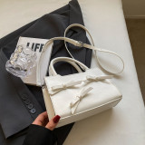 Sweet Simplicity Solid With Bow Contrast Bags