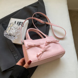 Sweet Simplicity Solid With Bow Contrast Bags