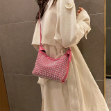 Casual Street Solid Rhinestone Bags