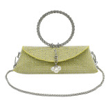 Elegant Formal Solid Chains Pearl Rhinestone Bags