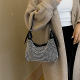 Casual Street Solid Rhinestone Bags