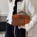 Celebrities Elegant Color Block Contrast Bags