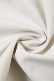 Sexy Solid Contrast Pleated Strapless One Step Skirt Dresses