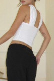 Sexy Solid Backless Halter Tops