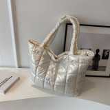 Daily Simplicity Solid Patchwork Bags