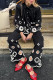 Casual Solid Hook Flower Hollowed Out Turndown Collar Long Sleeve Two Pieces