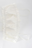 Sexy Solid Flounce Sleepwear