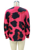 Street Bohemian Geometric Print V Neck Tops