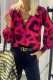 Street Bohemian Geometric Print V Neck Tops