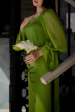Celebrities Prom Solid Color Zipper Square Neck Princess Dresses