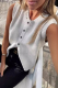 Casual Street Solid Color Buckle O Neck Tops