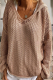 Casual Daily Solid Color Hollow Out Hooded Tops