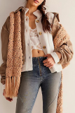 Casual Daily Solid Color Pocket Buttons Mandarin Collar Outerwear