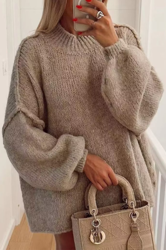 Casual Daily Solid Color O Neck Tops