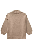 Casual Daily Solid Color O Neck Tops