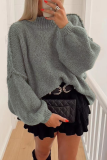 Casual Daily Solid Color O Neck Tops