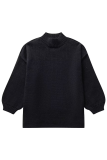 Casual Daily Solid Color O Neck Tops