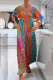 Casual Vacation Floral Print Pocket V Neck Printed Short Sleeve Dress