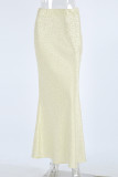 Elegant Leopard Print Jacquard Zipper Regular High Waist Full Print Bottoms