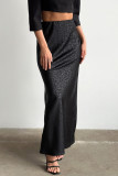 Elegant Leopard Print Jacquard Zipper Regular High Waist Full Print Bottoms