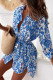 Casual Striped Print Lace Up Buttons Turndown Collar Shirt Dresses