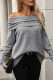 Casual Daily Solid Color Off Shoulder Tops