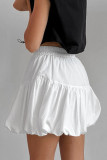 Casual Daily Solid Color Patchwork Loose High Waist Type A Solid Color Bottoms