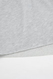 Casual Sportswear Solid Color Zipper Hooded Long Sleeve Two Pieces