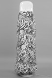 Sexy Zebra Print Print Zipper Regular High Waist Full Print Bottoms
