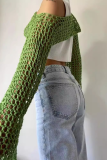 Sexy Solid Color Hollow Out Irregular Off Shoulder Tops