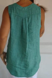 Casual Solid Color Buttons Turndown Collar Tops