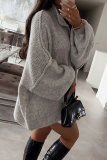 Casual Daily Solid Color Buttons O Neck Outerwear