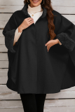 Casual Daily Solid Color Irregular Gross Mandarin Collar Outerwear