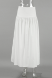 Casual Street Solid Color Patchwork Zipper Loose High Waist Type A Solid Color Bottoms
