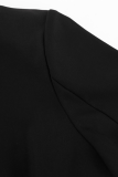 Casual Daily Solid Color Buttons Patchwork Mandarin Collar Outerwear