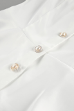 Sexy Solid Color Buttons Off Shoulder Tops