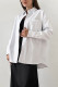 Casual Daily Solid Color Pocket Buttons Turndown Collar Tops